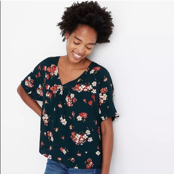 Madewell Tops - Madewell Rhyme Top in Spruce Blooms